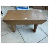 vintage Mortised Bench