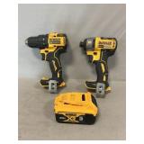 DeWalt Brushless Impact & Drill w/ 5 Amp Battery