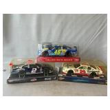 (3) 1:24 Scale Stock Car Die-Cast Replicas