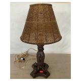 Small Table Lamp With Bead Shade, 17 1/2ï¿½ High