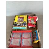 Box Of Unopened Topps Desert Storm Card Packs,