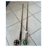 Pair Of Fly Fishing Rods (1 H-I Reel)