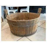 Vintage Wooden Wash Tub
