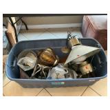 Large Tote (No Lid) With Ceiling Light Fixture,