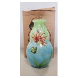 (1) Vintage Fenton Art Glass Vase w/ Box (9.5"
