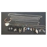 Tray Of Assorted Sterling Silver/925 Jewelry