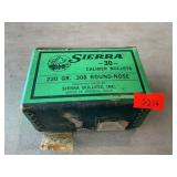 (100) Sierra .30 220 Gr. Bullets
