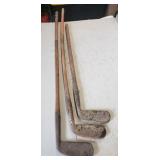 (3) Vintage Golf Clubs