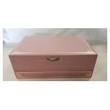 (1) Vintage Jewelry Box w/ Assorted Jewelry