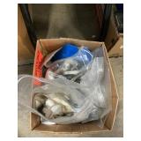 Box Lot Full Of Hardware, Parts, Tools