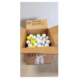(100) Assorted Name Brand Golf Balls