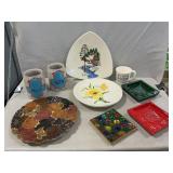 Assorted Plates, Ashtrays, Steins, Mug