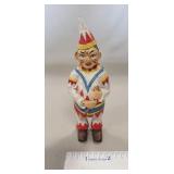 (1) Cast Iron Clown Bank