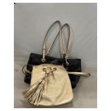 Michael Kors Tassel Drawstring Shoulder Bag &