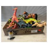 Lot Of Toy Animals, Dinosaurs