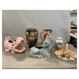 Elephant Caddy, Vases, Planter, Porcelain Basket