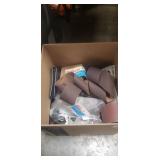 Box Lot Of Assorted Belt Sander Sandpaper, Band