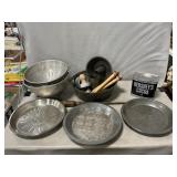 Pie Tins, Colanders, Bobbins, Bundt Pans