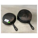 Pair Of Cast Iron Skillets