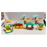 Tray Lot Of Assorted Vintage Fisher-Price Toys
