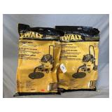 (2) Dewalt Replacement Paper Filter Bags