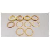 (10) Vintage Bakelite Bangle Bracelets