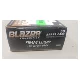 (50) Rounds 9mm Luger Ammo