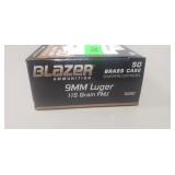 (50) Rounds 9mm Luger Ammo