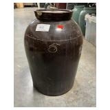 Glazed Stoneware Crock (Chipped)