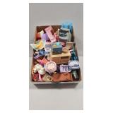 Tray Lot Of Assorted Vintage Fisher-Price Doll