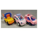 (3) Vintage Fisher-Price "Little People" Vehicles