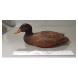 (1) Hand Carved Wooden Duck Decoy (j. Stoudt