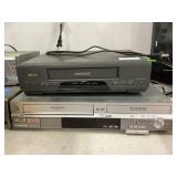 Panasonic DVD/VCR Combo, Magnavox VCR (No