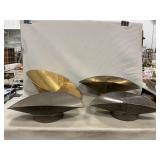 (4) Vintage Balance Scale Pans
