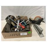 Lot Of Assorted Tools, Tape Dispenser & Stapler