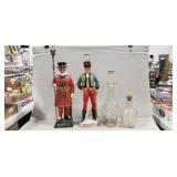 (4) Assorted Vintage Decanters