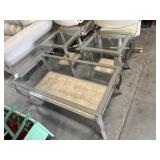Glass Top Coffee Table and End Tables