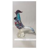 (1) Vintage Murano Art Glass Rooster Figurine