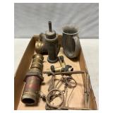 Brass Pipe Fittings, Animal Trap, Pewter Mug