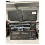 Vintage Lenox Sound SL-320 Dual Cassette AM/FM