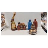 Assorted Vintage Decanters & Bottles