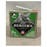 (25) Herterï¿½s 20 Gauge Shotgun Shells