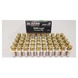 (50) Rounds 9mm Luger Ammo