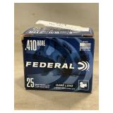 (25) Federal .410 Shotgun Shells