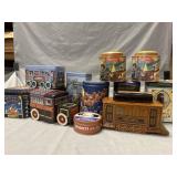(12) Piece Assorted Tins (Mostly Hershey)
