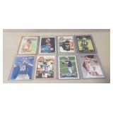 (7) Assorted NFL Football Cards & (1) Basketball