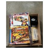 Box Lot With NASCAR Promo Photos, Programs, Can