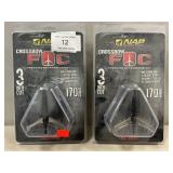 Pair Of 170 Gr. Crossbow Broadheads