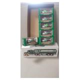 (1) 2014 Hess Truck & (6) 2005 Hess Miniature Toy