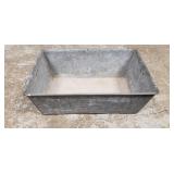 (1) Galvanized Metal Pan (20"ï¿½13"ï¿½7")